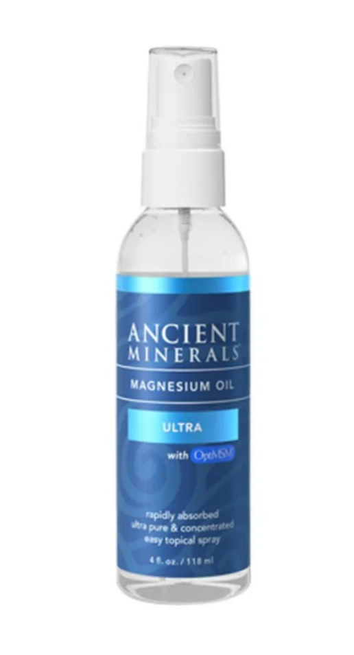 Ancient Minerals Magnesium Oil Ultra (with MSM) Spray 118ml