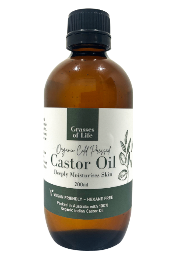 Grasses of Life Organic Castor Oil 200ml