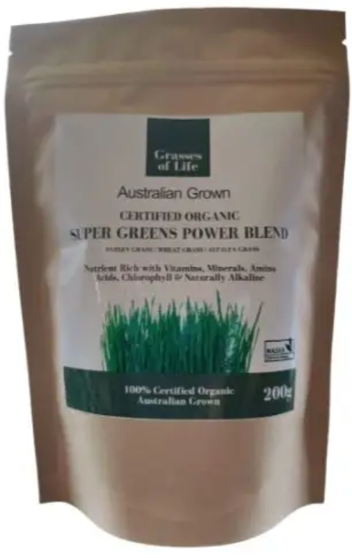 Grasses of Life Super Greens Power  Blend 200g