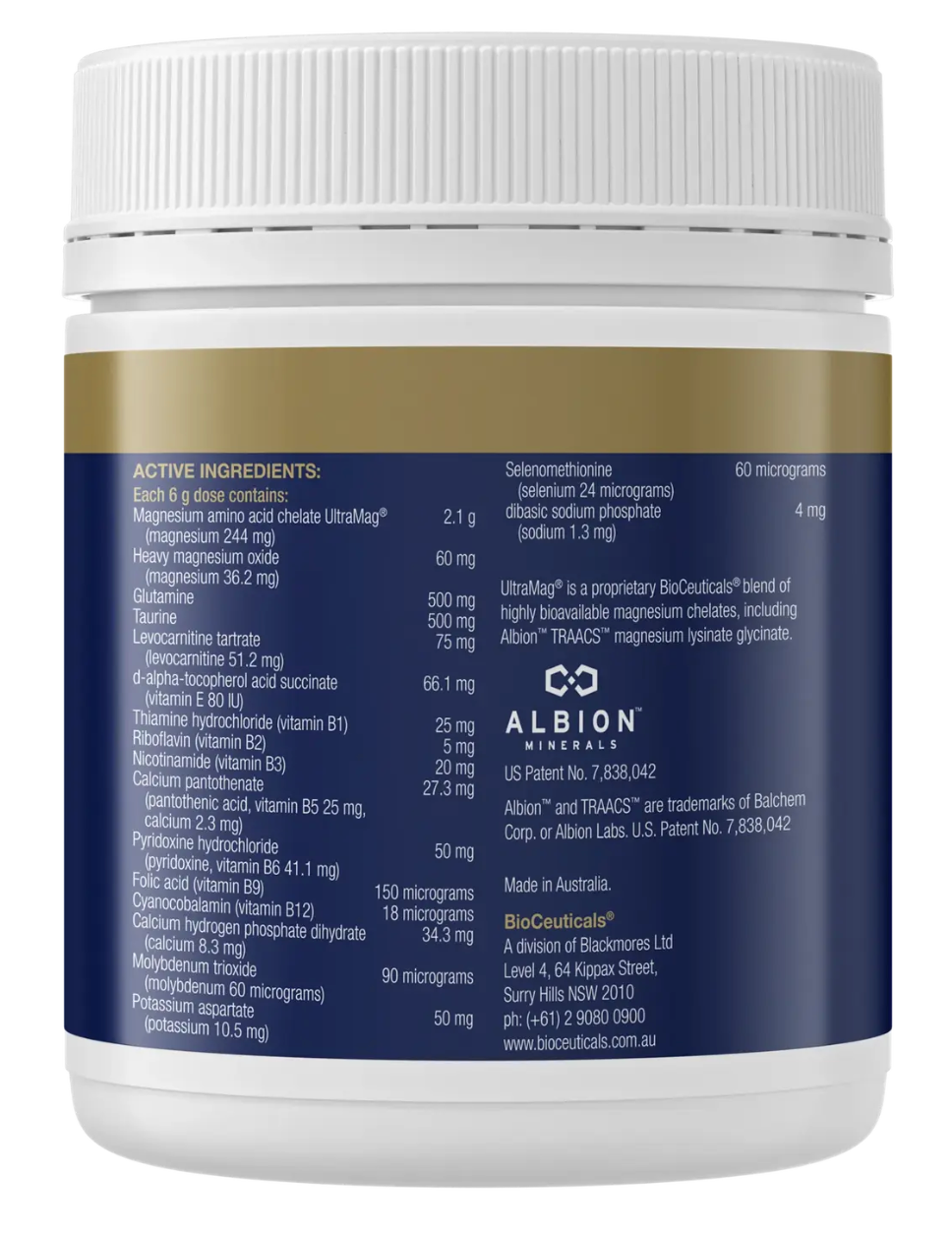 BioCeuticals Ultra Muscleze Orange 360g
